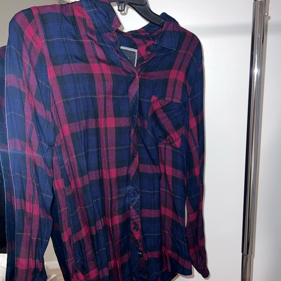 RAILS Hunter Plaid Button Front Shirt size XS - Picture 6 of 9